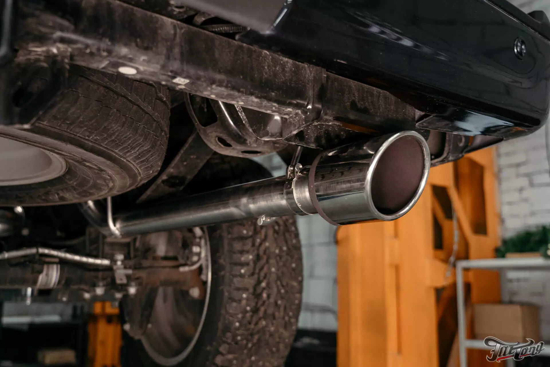 Ford F150. Установка выхлопной системы